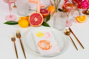 how to create custom napkin artwork